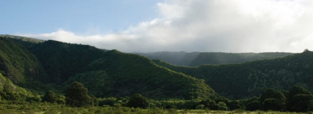 Keaku Valley and Kahualau Gulch