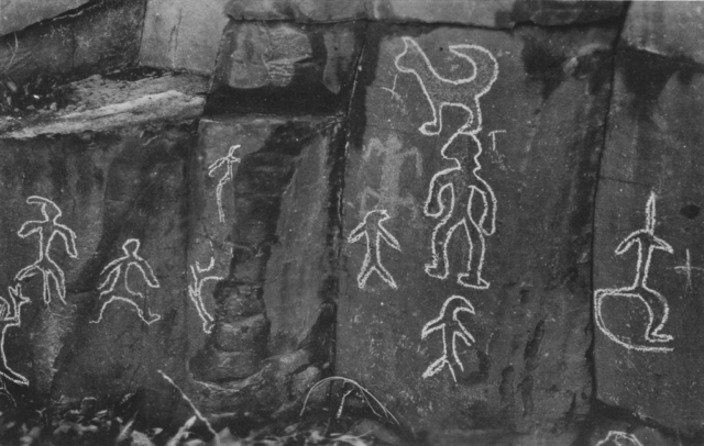Nuu petroglyphs, 1922