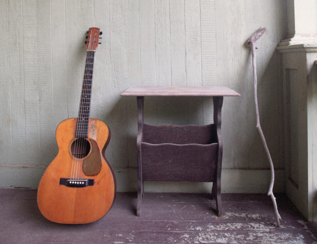 1945 Martin guitar, Marciel house, Keaku Valley