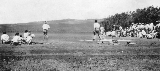 Baseball game in Kaupo, early 1900s